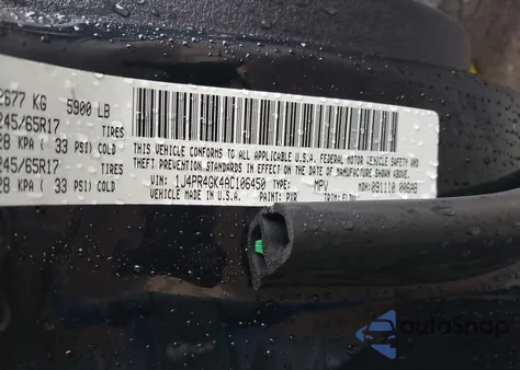 2010 Jeep Grand Cherokee Laredo z USA, uszkodzony, nr VIN 1J4PR4GK4AC106450